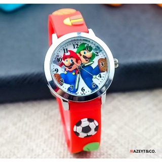Reloj Súper Mario Bros con Luigi