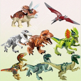 Lego jurassic world juguetes educativos para niños juguetes de dinosaurios bloques de construcción juguetes